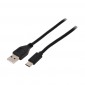 Kabel USB A/C zlacený